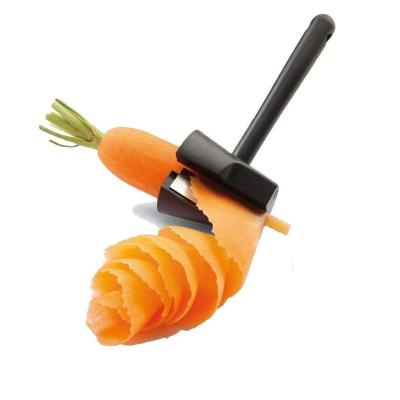 China Viable Root Vegetable Maker Slicer Spiral Shred Maker Spiral Carrot Cutting Aid Instruments Hand Held Tool for sale