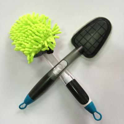 China Viable Water Jet Window Washer Brush and Dust Cleaner Window Cleaning Sprayer Brush for sale