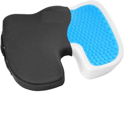 China Therapy Gel Cushion Memory Foam Chair Pillow With Cooling Gel for sale