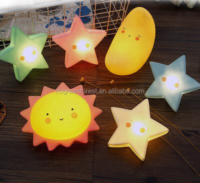 China Decoration night light with star/sun/moon shape for sale