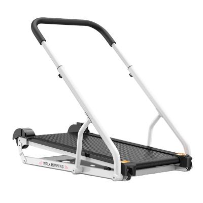 China Cheapest home price home exercise fitness foldable indoor manual foldable running machine unpowered treadmill for sale