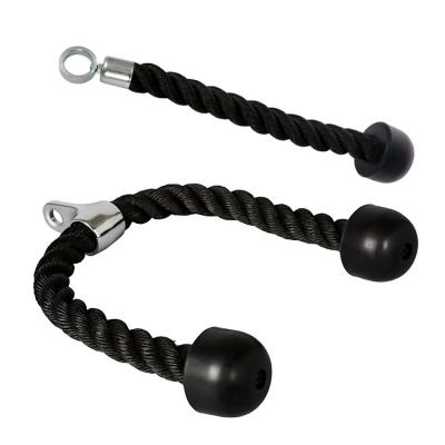 China Unified Weight Tricep Rope Down Side Parts Biceps Muscle Training Fitness Bodybuilding Gym Triceps Pull Rope for sale