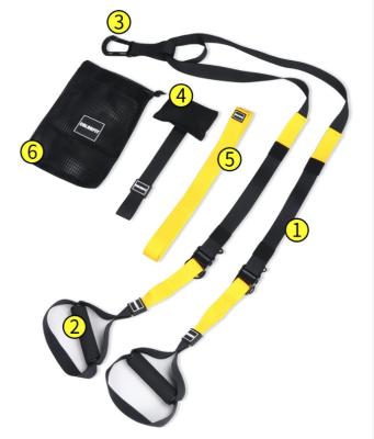 China Adjustable Resistance With Suspension Trainer Straps For Sport Home Gym for sale