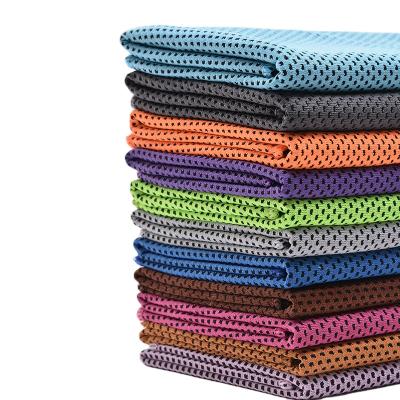 China Yoga Gym Home Workout Microfiber QUICK DRY Magic Quick Dry Ice Soft Multicolor Long Sport Cooling Towel for sale