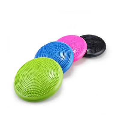 China PVC Shimmy Balance Disc Cushion Inflatable Yoga Stability Balance Cushion Rest Pad for sale