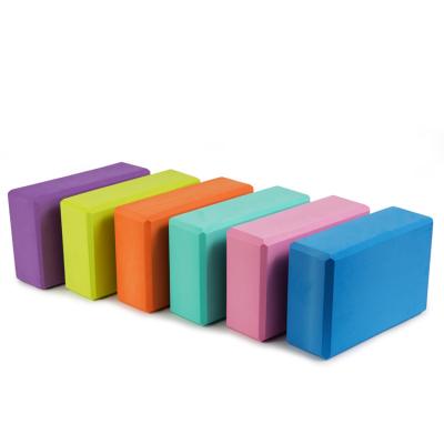 China Hot Custom Eco Friendly Organic Cork Wholesale Fitness Yoga Pilate Foam EPP Color Bamboo Yoga Blocks Gym for sale