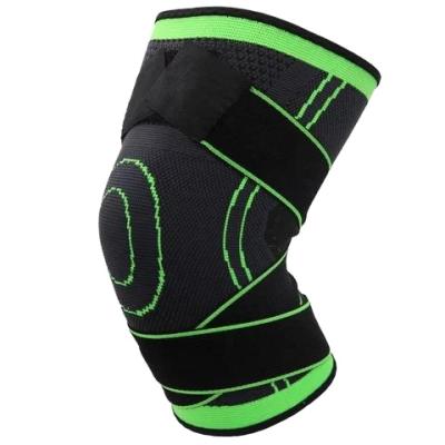 China Multicolor High Quality Shock Absorption Pain Relief Knee Pads Work Elastic Knitted Safety Support Belt Knee Brace Support for sale