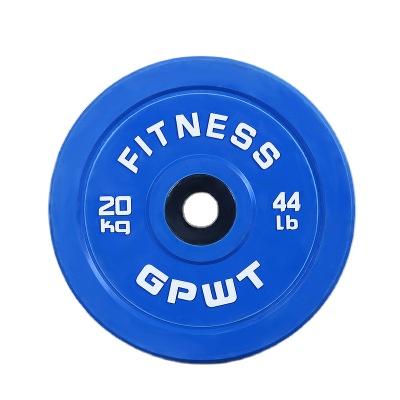 China Wholesale Custom Durable Gym Steel Standard Barbell Weightlifting Bumper Cast Rubber Weight Plates for sale