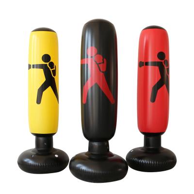 China High Quality Durable Kick Training Standing Inflatable Punch Punching Bag For Kids And Women for sale