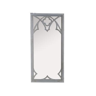 China Minimalist Vintage Wall Mirror Arch Windows Drapery Floor Length for sale