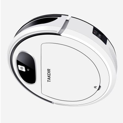 China Automatic Wet And Dry Robotic Vacuum Cleaner Multifunctional Low Noise for sale