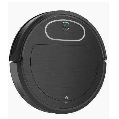 China Black Color Smart Robot Vacuum Cleaner 50-70 Working Minutes Recharge Battery for sale