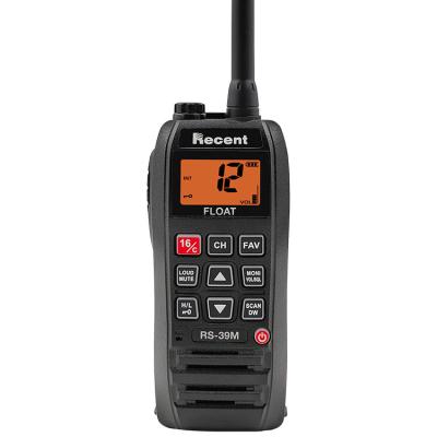 China Wholesale Portable Maritime Walkie Talkie RS-39M Waterproof Microphone Newest VHF Marine Radio Noise Canceling With Float Funtion for sale