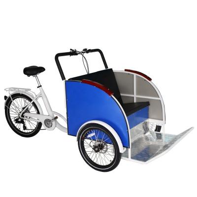 China Passenger New Arrive Front Loading 3 Wheels Bike Rickshaw For Sale Battery Operated Rickshaw For Passenger Pedicab Manufacturer for sale