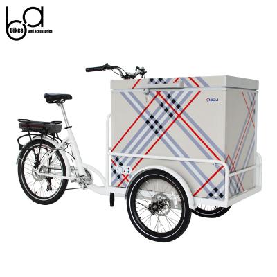 China factory ice cream mobile fast food cart straight ice cream truck electric refrigerator high-end tricycle with umbrella for sale