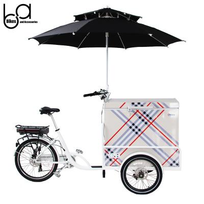 China Ice Cream CE Approved OEM Food Sale Carts Ice Cream Tricycle 500w 3 Wheel Electric Mobile Ice Cream Bike for sale