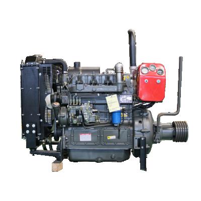 China China supplier Weifang Ricardo ZH4105ZP water cooled fixed power diesel engine with belt pulley for sale for sale