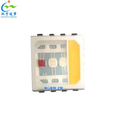 China 4 In 1 Dimbare SMD LED RGBW Chip 5054 0.2W 0.8W 2W 4W High Power Te koop