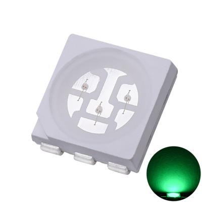 China PLCC SMD LED 5050 CHIP 520nm-530nm verde para faixa de luz LED à venda