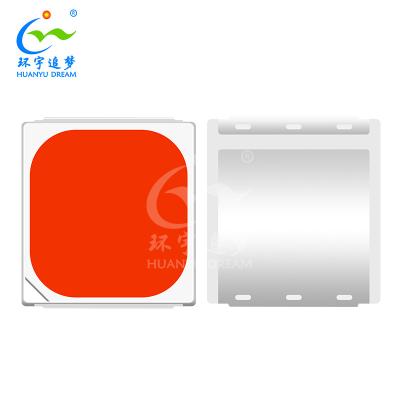 China Phosphor Red High Brightness EMC 7070 LED Chip 3W-12W 120 Degree View Angle for sale