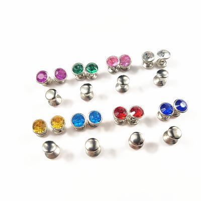 China Metal Rivets Various  Brass Rivet Logo For Shoes 15mm/25mm for sale