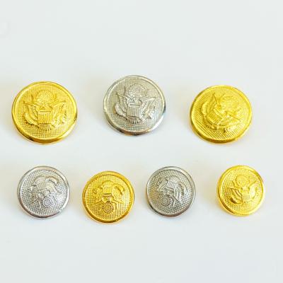 Chine Buttons ronds en laiton métallique sur mesure brodés avec bouton de finition de placage à vendre