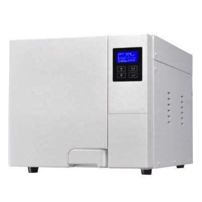 China Metal CE Approved Class B Autoclave Small 8 Liter Steam Sterilizer with LCD Display and Optional Built-in Printer for sale