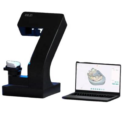 China Dental Metal Table 3D Lab Scanner Ultra-speed Model Scanner With Full Color Texture And Accuracy 10um for sale