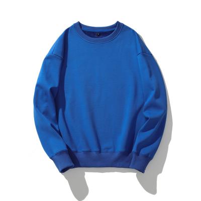 China Anti-Wrinkle Cotton Mens Sweatshirt Unisex Heavy Bulk Terry Tied Crewneck Sweatshirt for sale