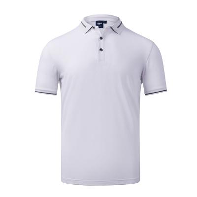 China 100% Dry Men's Polo Neck T-Shirt Widely Used Cool Polyester Fiber High Quality Comfortable Fabric for sale