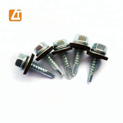 China Hot Selling HEX Lituo Hex Head Screw Self Drilling Screws With EPDM Gasket for sale