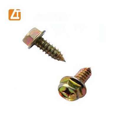 China HEX Hex Washer Head Self Teak Drilling Screws for sale