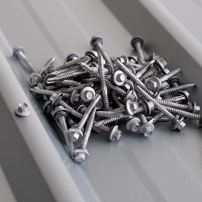 China HEX Hot Sale DIN7504K Hex Wafer Head Galvanized Self Drilling Roofing Screw for sale