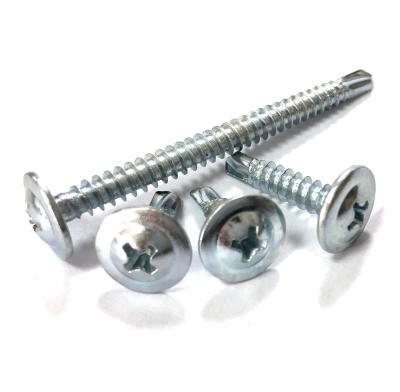 China Din7504 Truss Wafer Head Tapping Screw Knob Screws K Batten Pan Truss Head Self Drilling Screw for sale