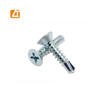 China DIN7982 Phillips Flat CSK Self Tapping Tek Galvanized Window Countersunk SDS Flat Head/Drilling Hylex Screws for sale