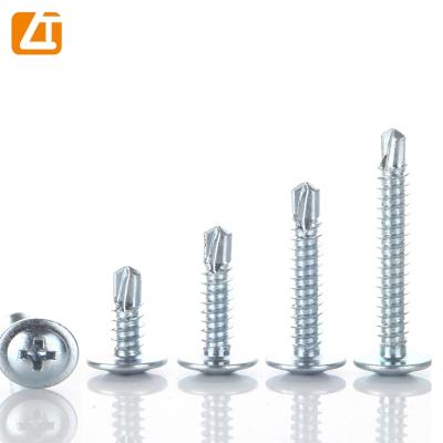 China Main Head White Zinc Pan Framing Pan Zinc Pan Self Tapping Screw for sale