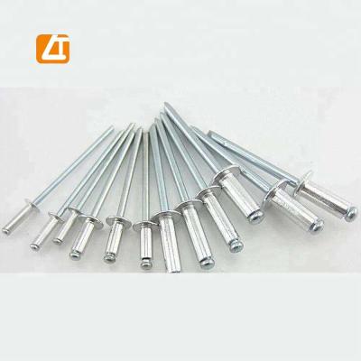 China Mechnical parts cheap price pop rivet pop rivet aluminum/steel blind aluminum steel dome open rivet for sale