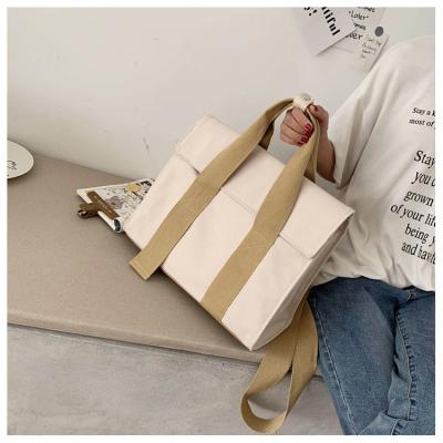 China 2021 Hot Sale Lady Raincoats Canvas Tote Bag for sale