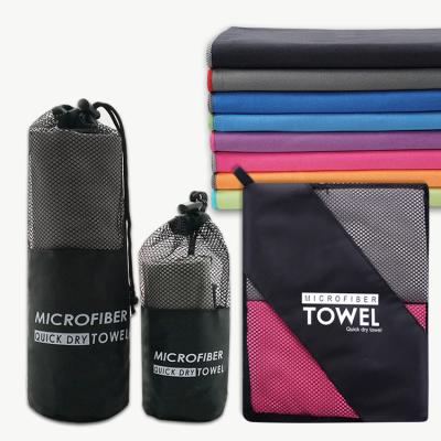 China Compressed Microfiber Travel Sports Towel Bath Towel Lightweight Quick Dry Gym Towel for sale