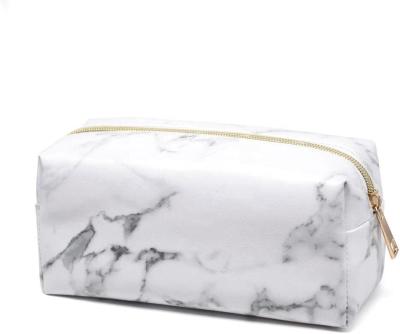 China Waterproof marble makeup bag, travel storage bag, cosmetic bag for sale