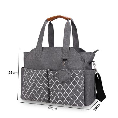 China Water Resistant Diaper Bag Polyester, Luxury Diaper Bag, Maternity Bags For Mother Baby Diaper Handbag for sale