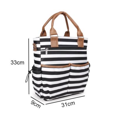 China Waterproof Water Resistant Diaper Bag Baby Bag Handbag For Mom Tote Diaper Bag for sale