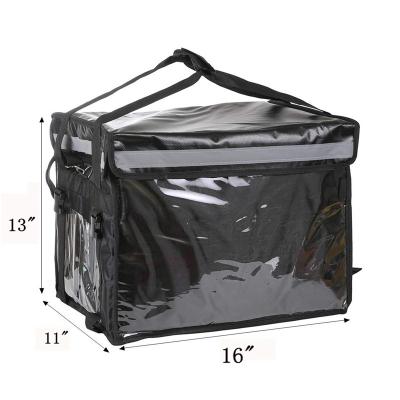 China Pizza Food Delivery Bag Food Warmer Carry Large Waterproof Insulated Thermal Carrier Bags for sale