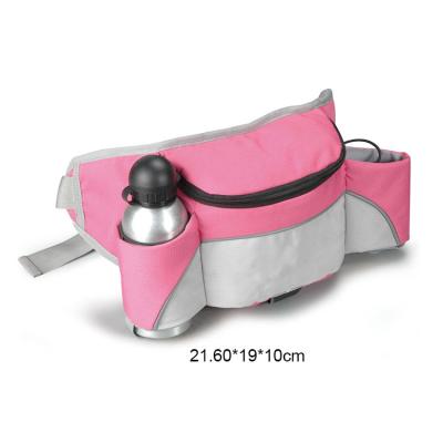 China Water Proof Waist Bag With Water Bottle Holder For Men Women Increasing Fanny Pack for sale