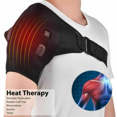 China Office Room Outdoor USB Electric Heater Therapy Shoulder Wrap Shoulder Dislocation Guard Adjustable Frozen Shoulder Bursitis Brace Removal Tool for sale