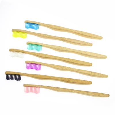 China Eco BSCI FSC Certification Color Custom Eco Friendly Travel Natural Bamboo Toothbrush for sale