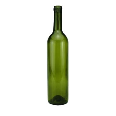 China Gift & Custom luxury classy multicolor empty glass wine bottle high capacity long craft neck high capacity standard size for sale