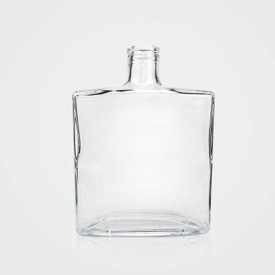 China Gift & High Quality Classy Unique Glass Brandy Bottle Empty Standard Size Craft Factory Wholesale Price Design for sale