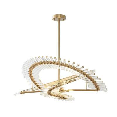 China Modern designer post-modern crystal light Nordic creative personality lamp living room chandelier bed room hotel luxury glass light for sale