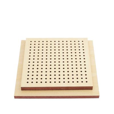 China Modern Acoustic Panels Perforated Woodgrain Acoustic Panels Meeting Room Sound Absorbing Panel for sale